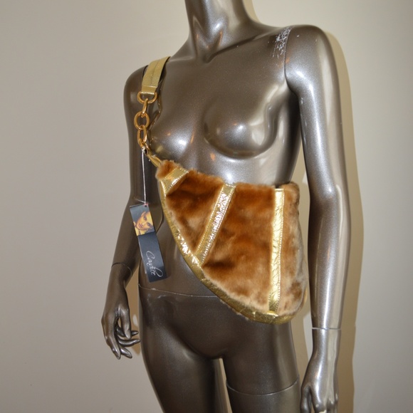 Candice Handbags - NWT Candice Faux Fur Crossbody Handbag